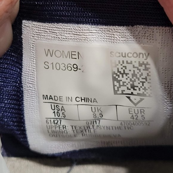 Saucony Women's Zealot ISO 3 Size 10.5 Running Shoes Blue S10369-2 - Picture 8 of 9